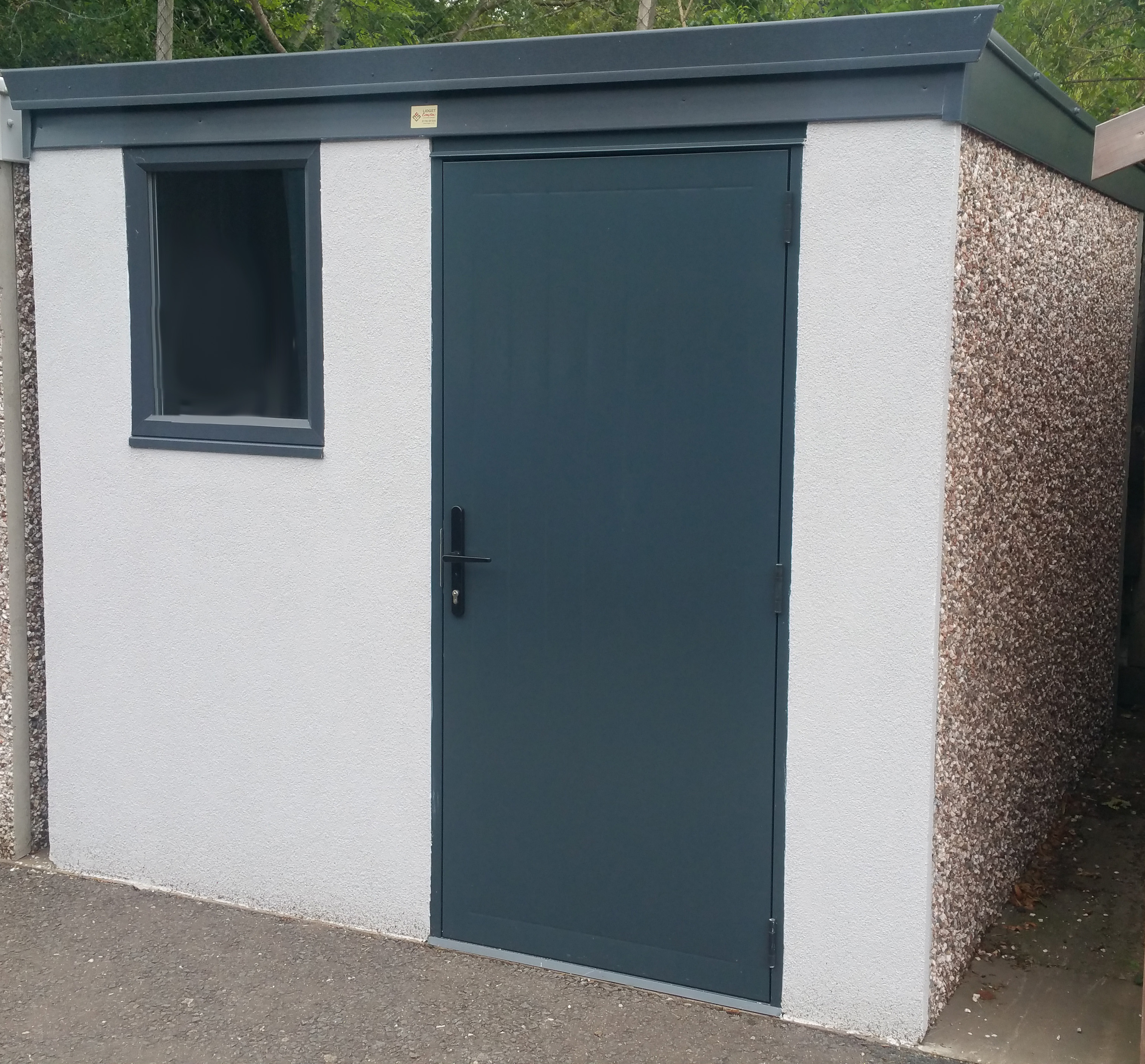 Pent Shed Anthracite Textured (1)
