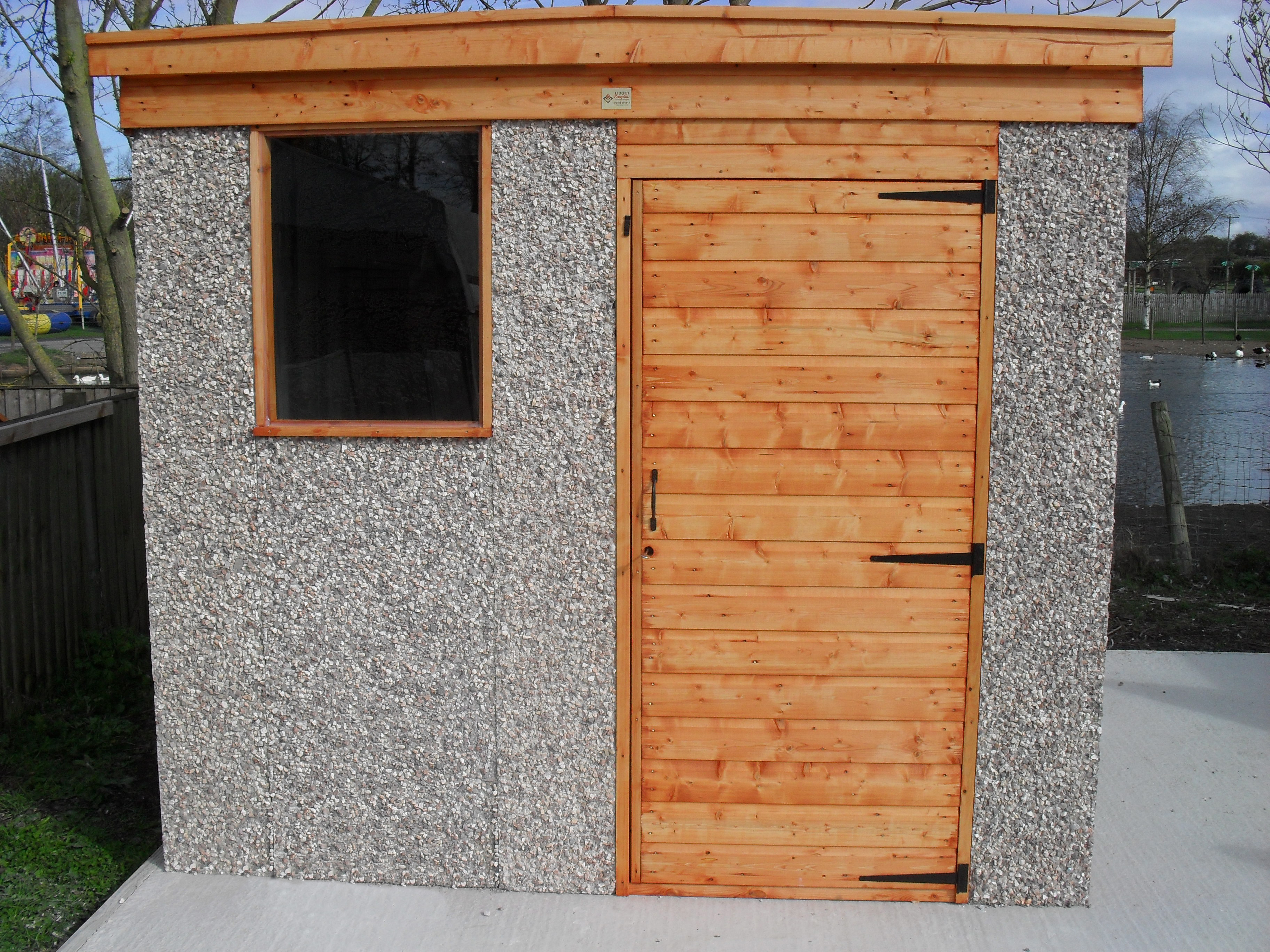 Pent Shed Standard Timber