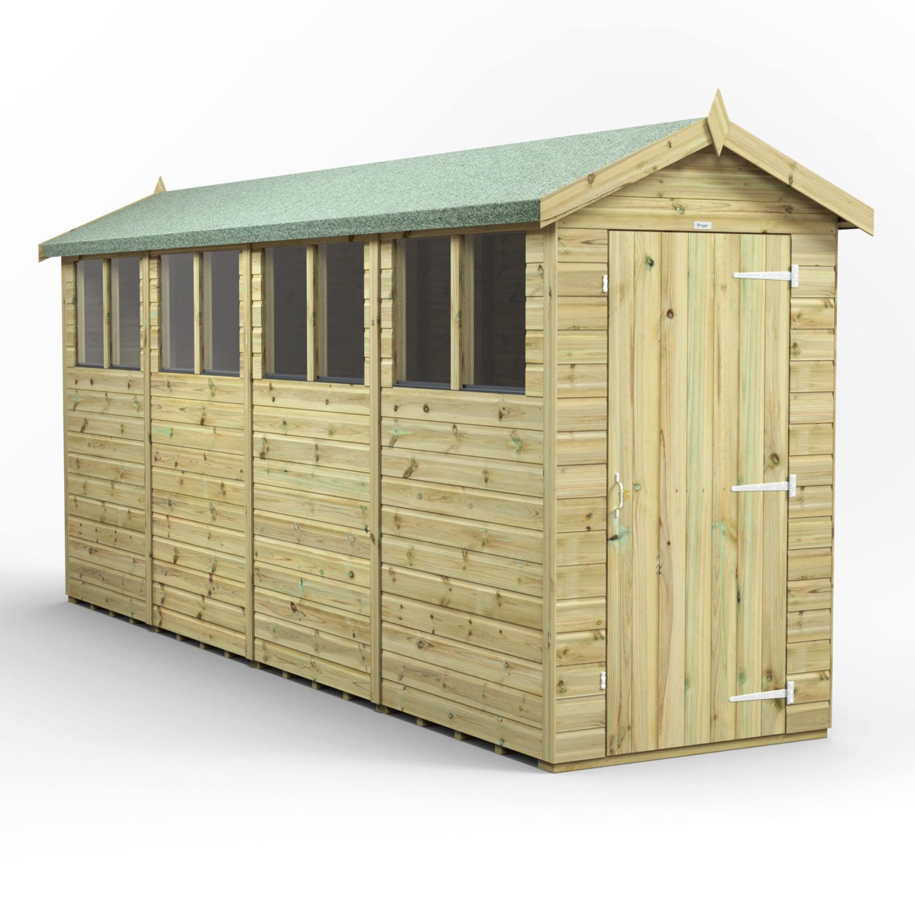 16×4 Premium Apex Shed