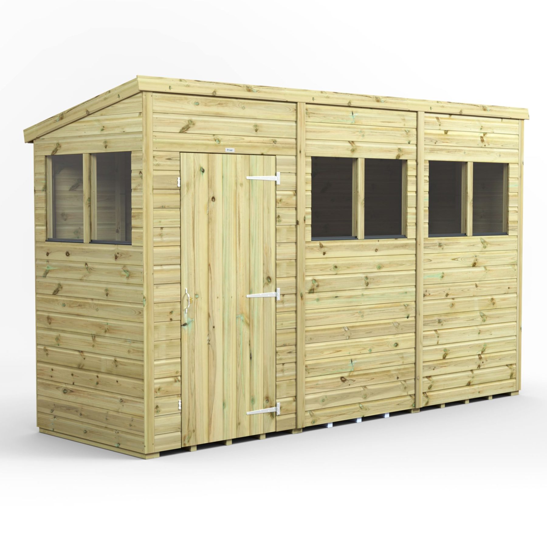 12X4 Premium Pent Shed