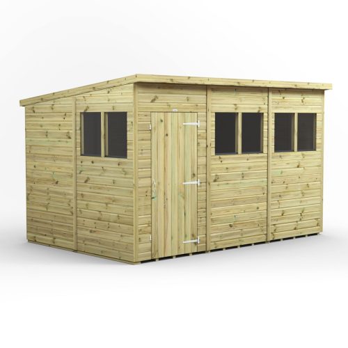 12X8 Premium Pent Shed