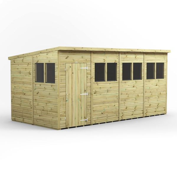 16X8 Premium Pent Shed