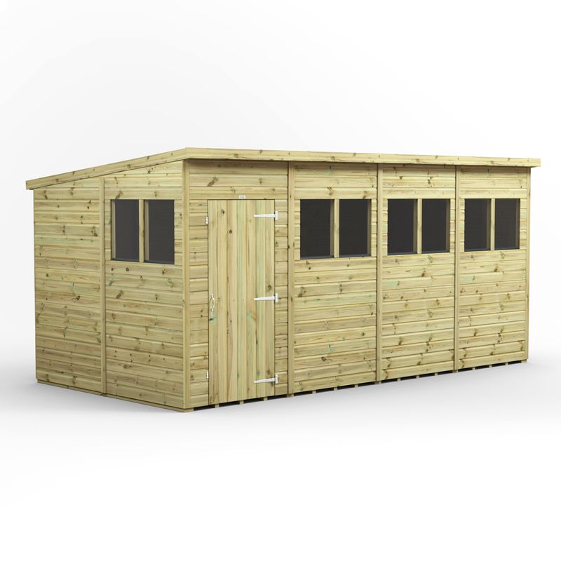 16x8 Premium Pent Shed