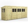 18X4 Premium Pent Shed