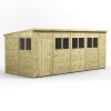 18X8 Premium Pent Shed