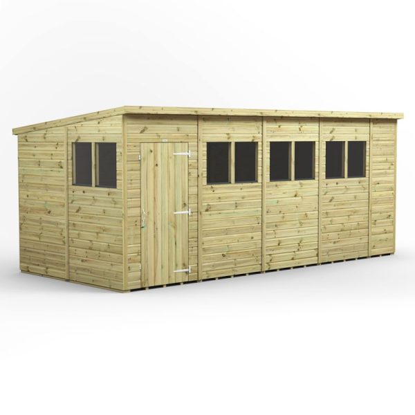 18X8 Premium Pent Shed