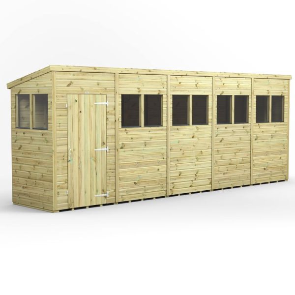 20X4 Premium Pent Shed