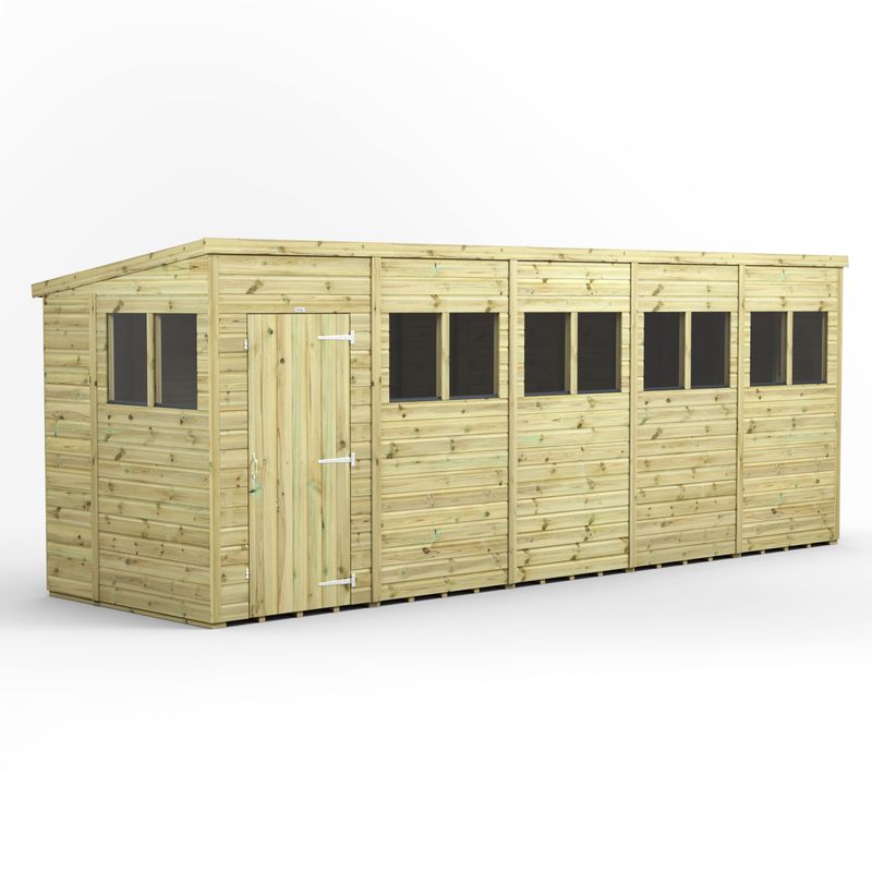 20x6 Premium Pent Shed