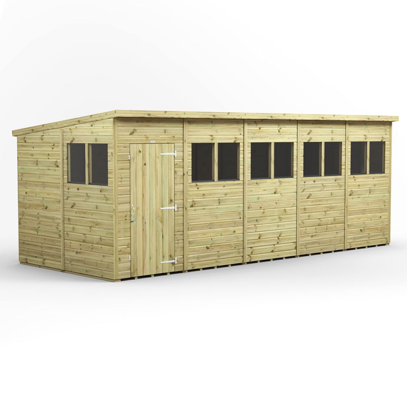 20x8 Premium Pent Shed