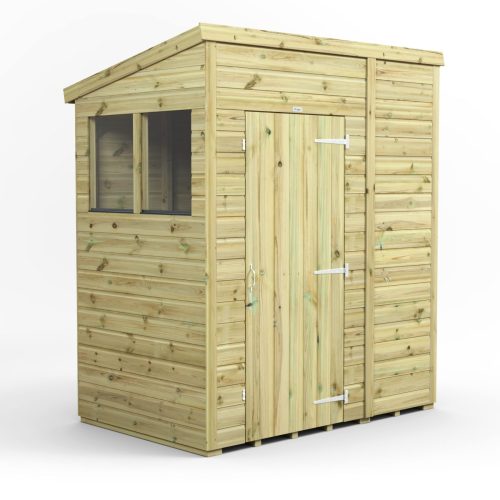 6X4 Premium Pent Shed
