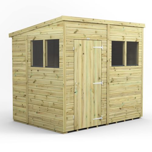 8X6 Premium Pent Shed