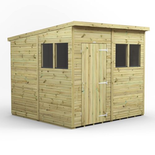 8X8 Premium Pent Shed